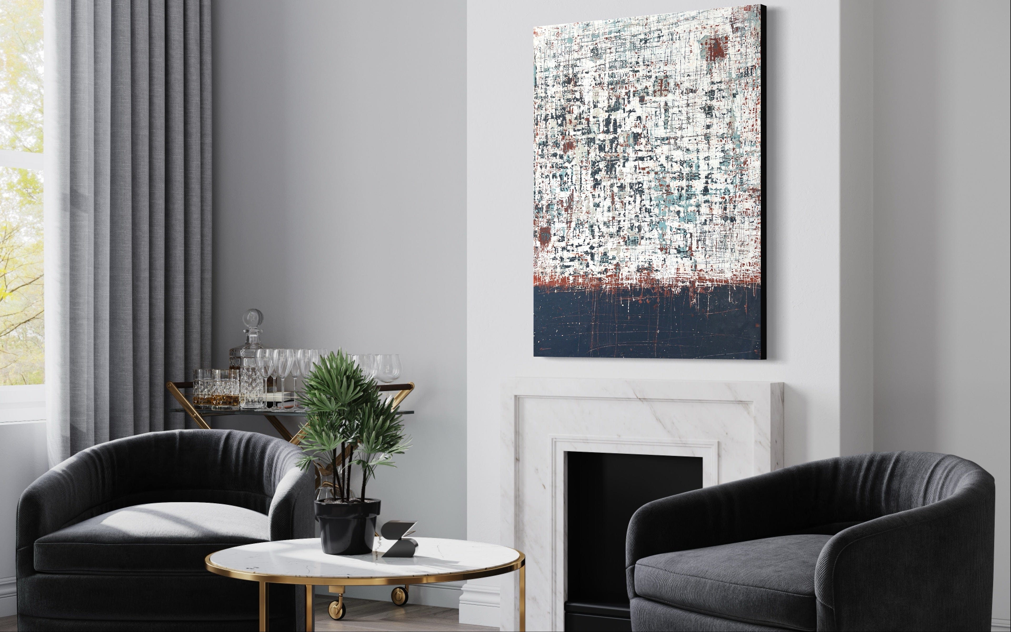 Robert Tillberg Fighting For It | 36"x48"