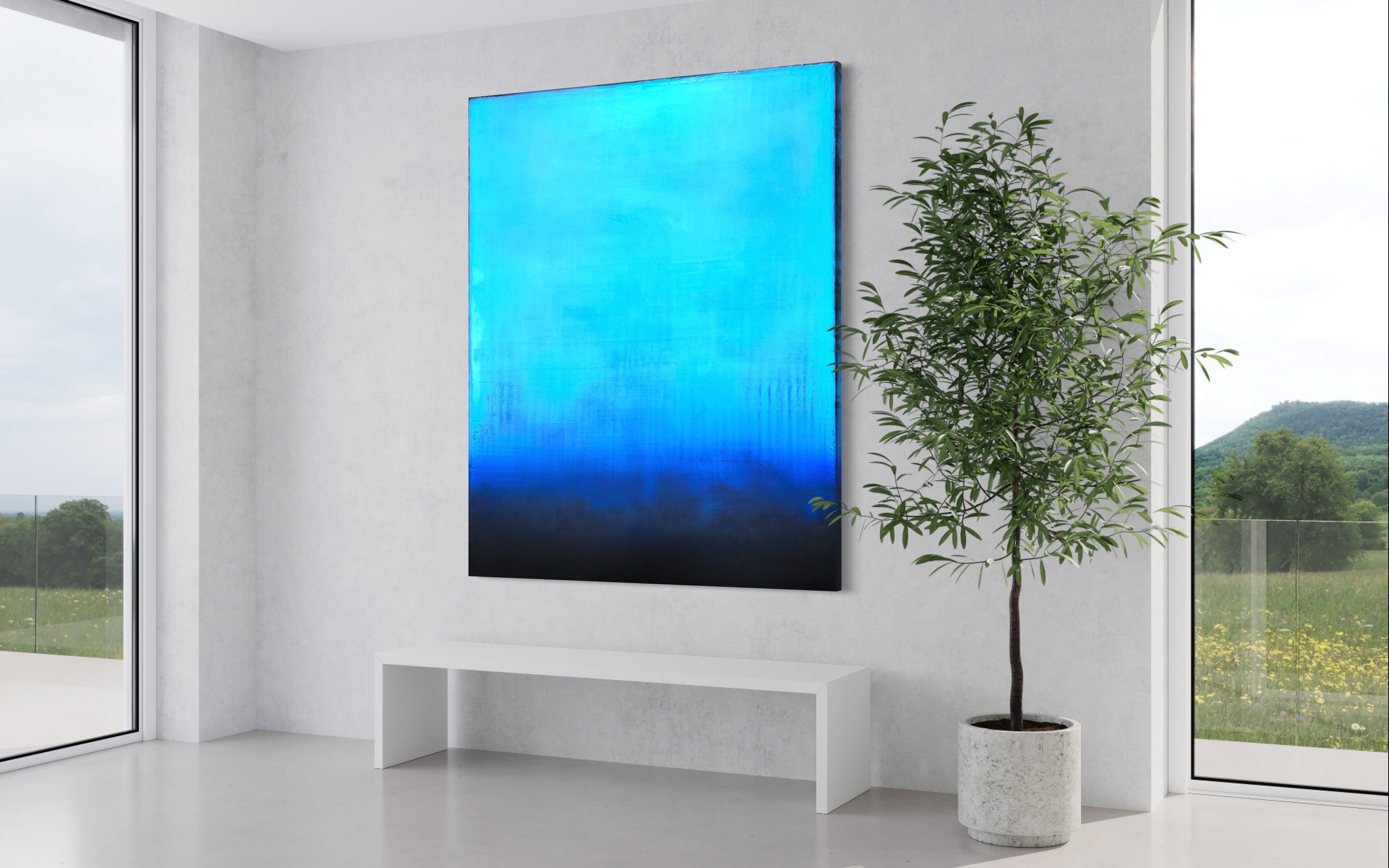 Robert Tillberg Illusions Of Blue | 48"x60"
