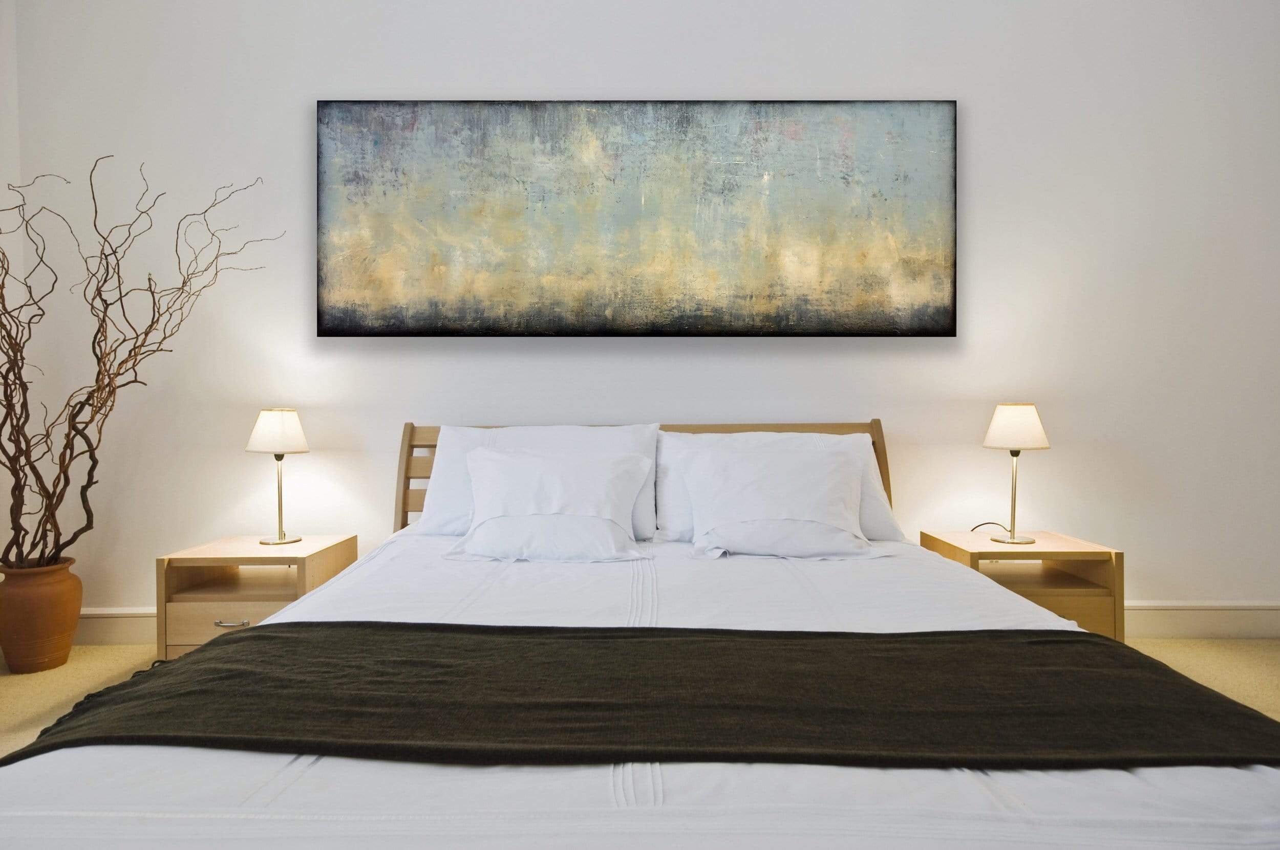 Robert Tillberg Light Yellow Waves | 80"x30"
