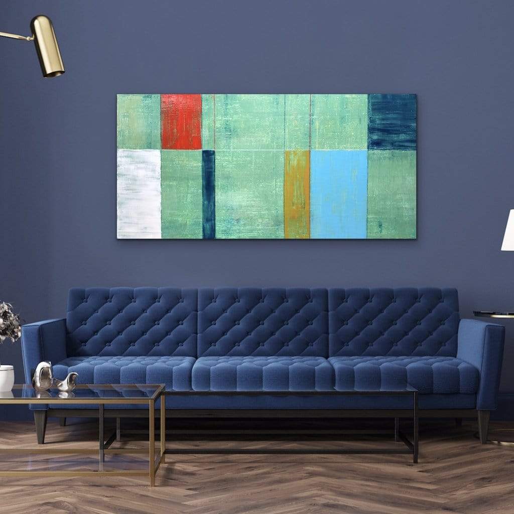 Vintage Stripes | 48"x24"