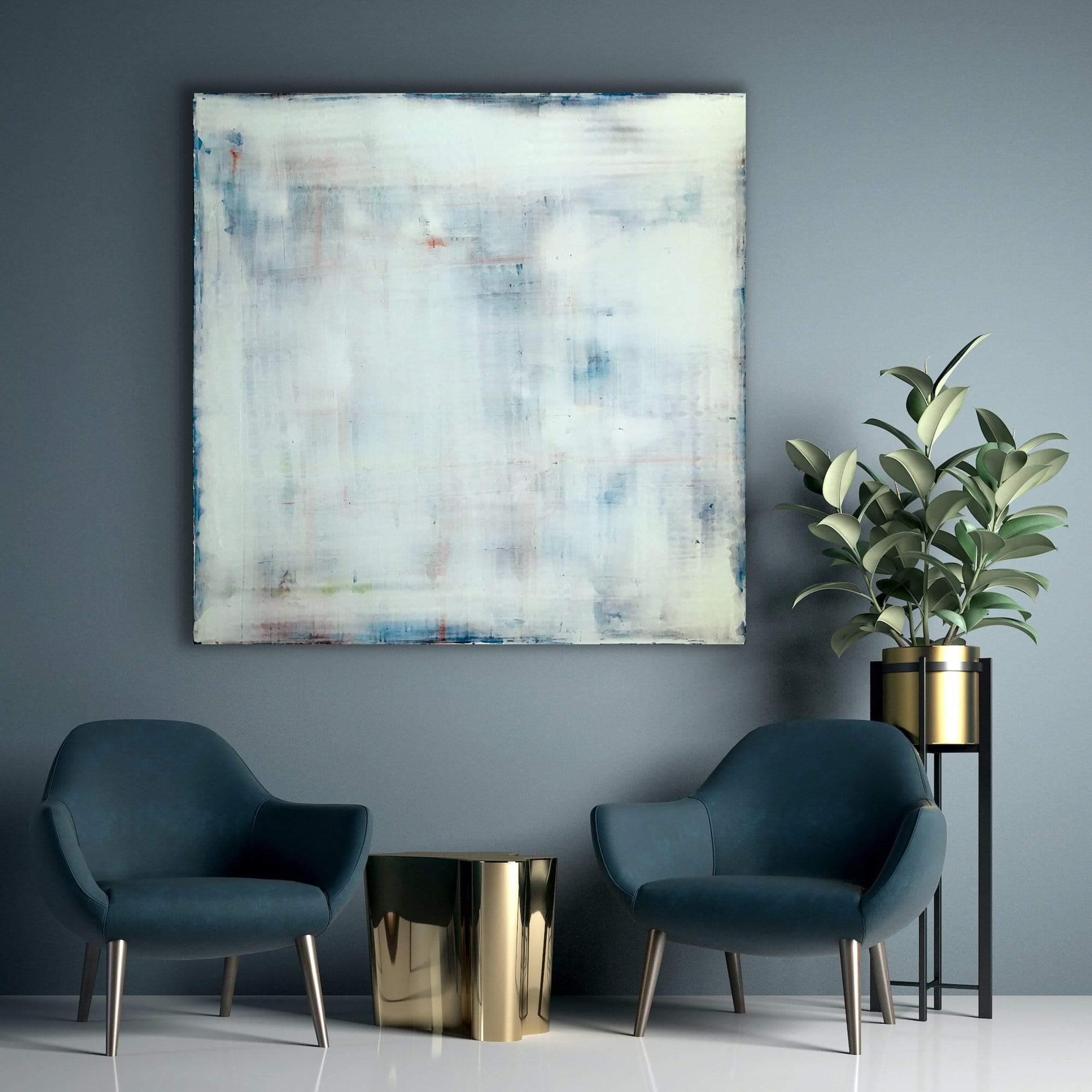 Robert Tillberg My Blue Heaven | 48"x48"