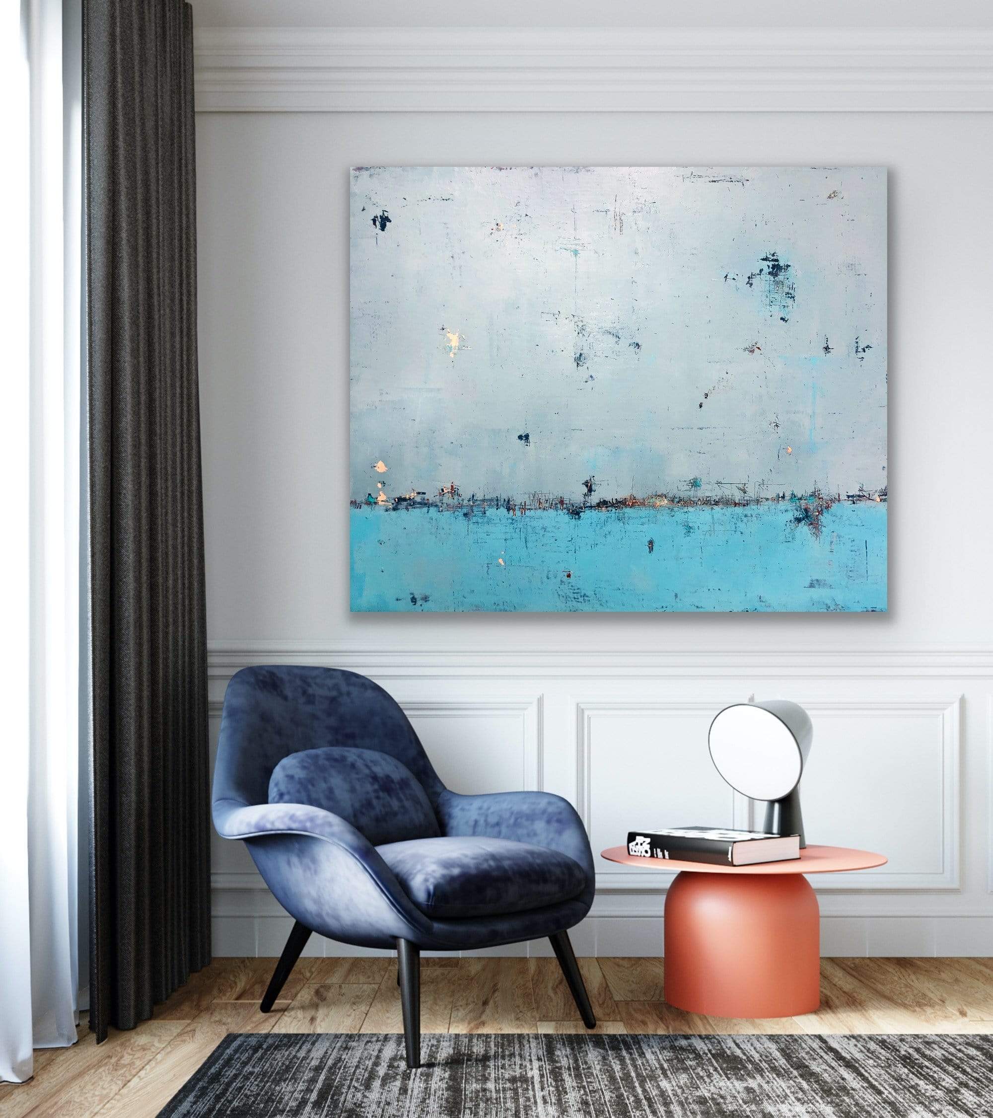 Robert Tillberg Original Art Breaking The Line | 60"x48"