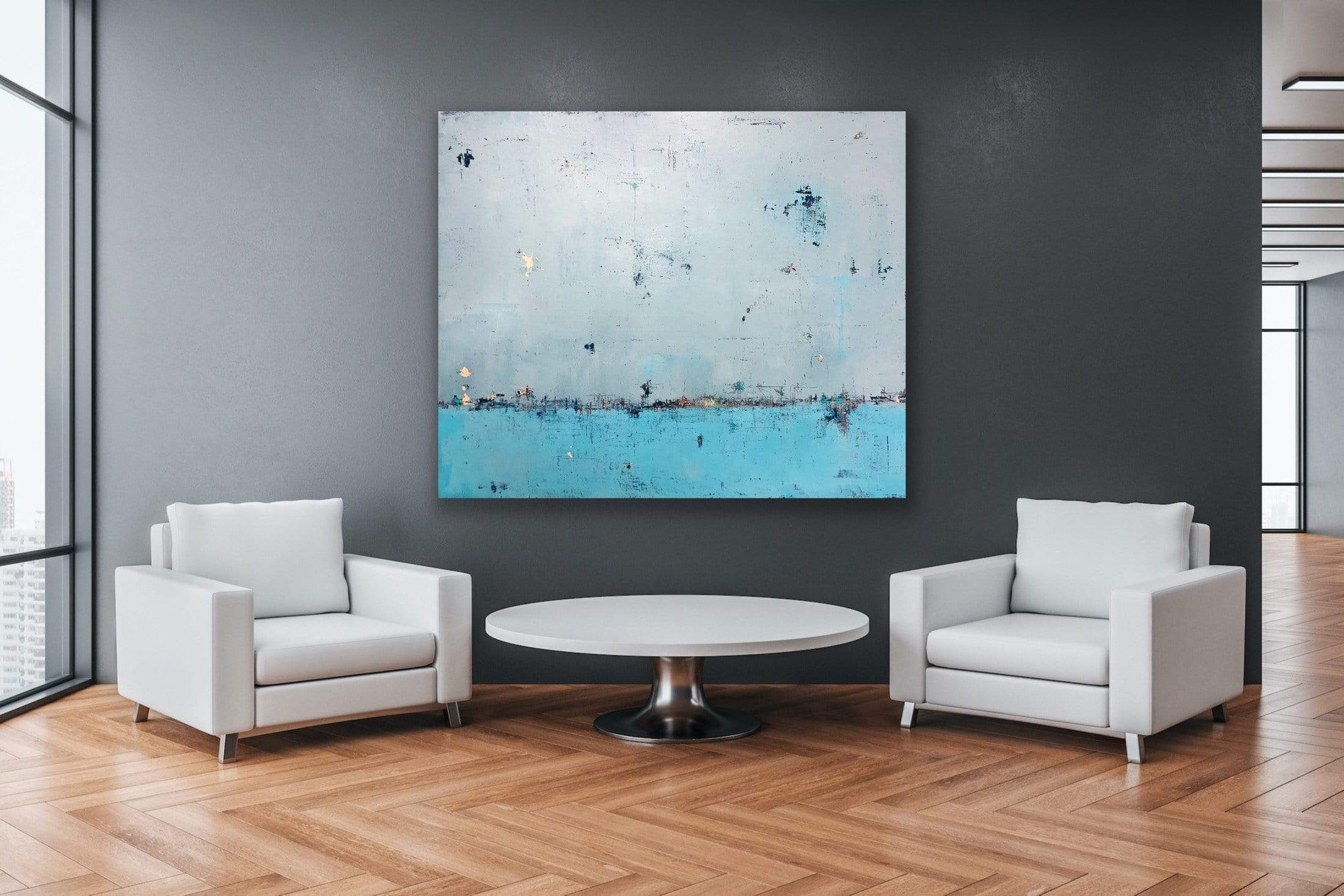 Robert Tillberg Original Art Breaking The Line | 60"x48"