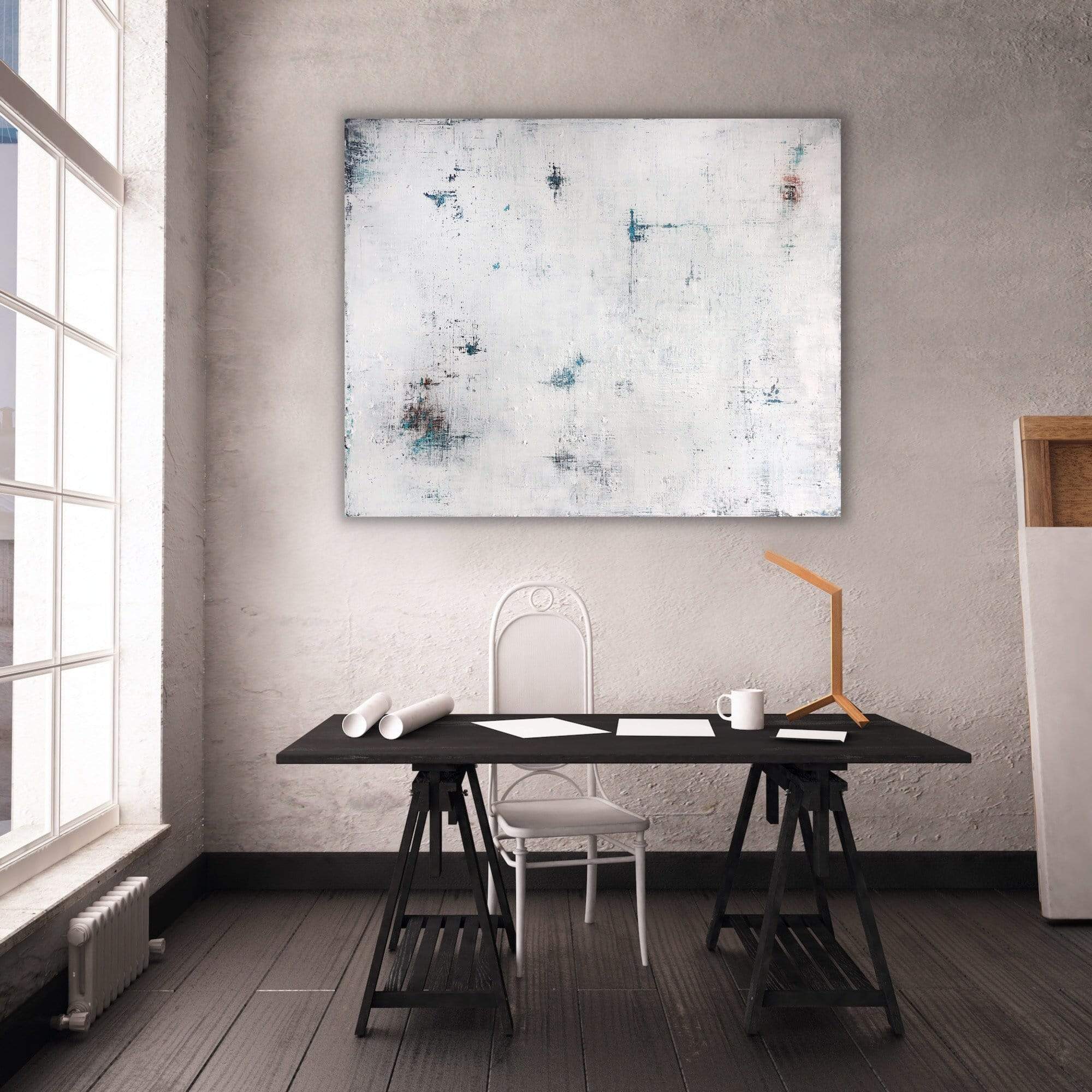 Robert Tillberg Original Art Erosion Of White| 48"x60"