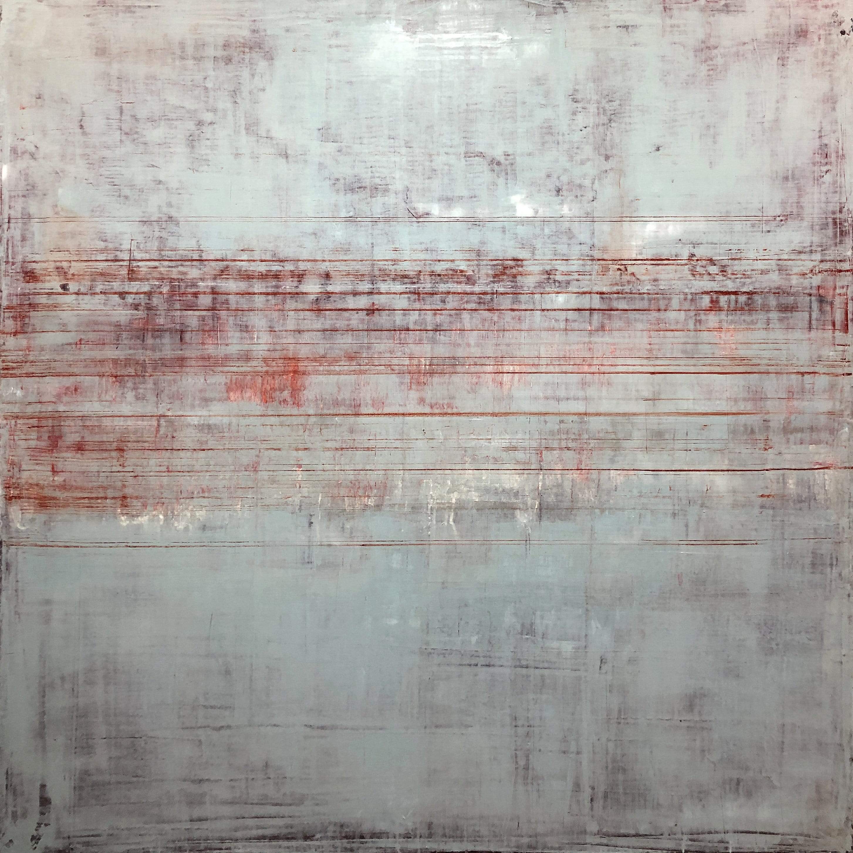 Red Lined | 48"x48"