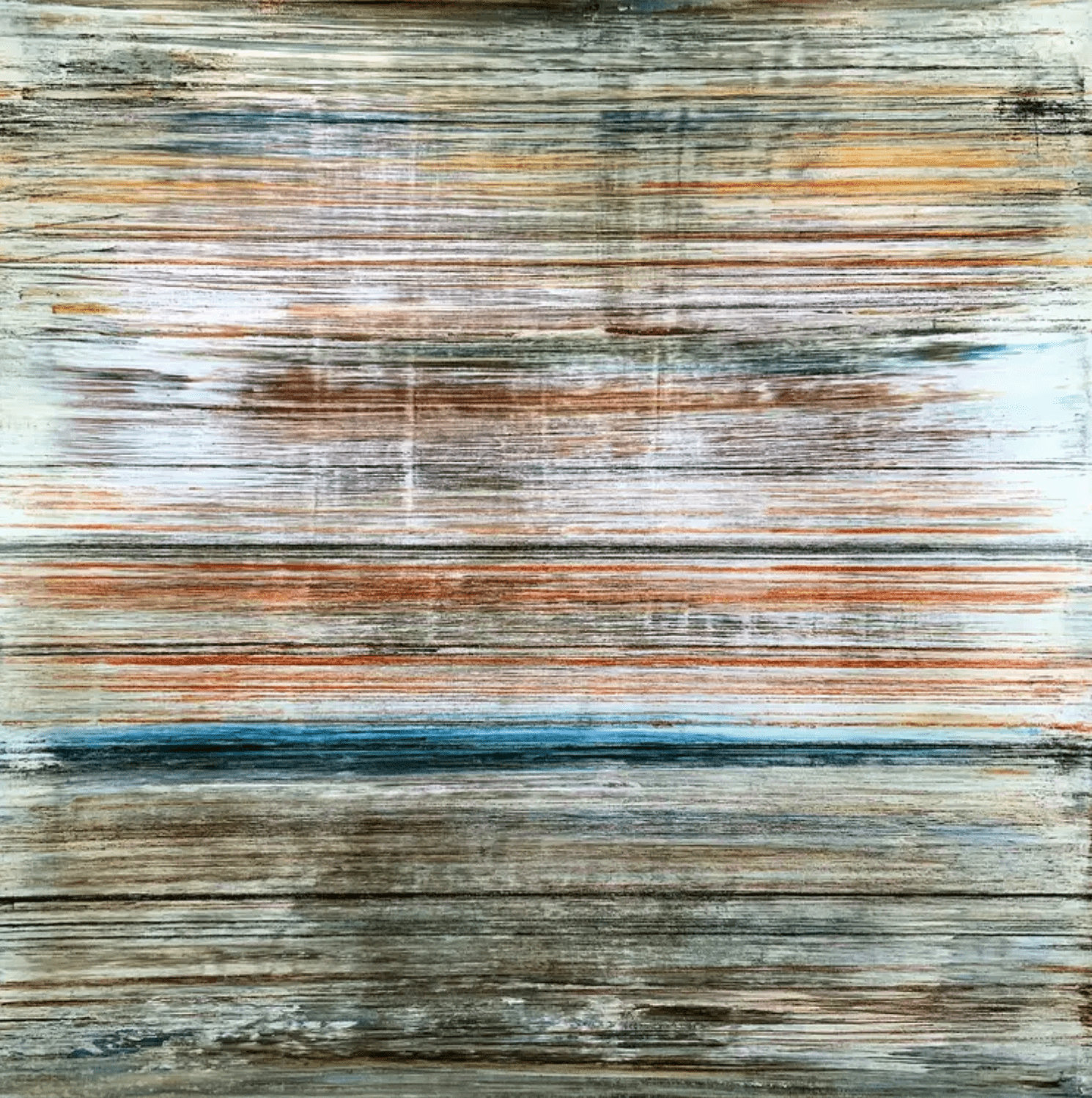Robert Tillberg Striped By Time | 48"x48"