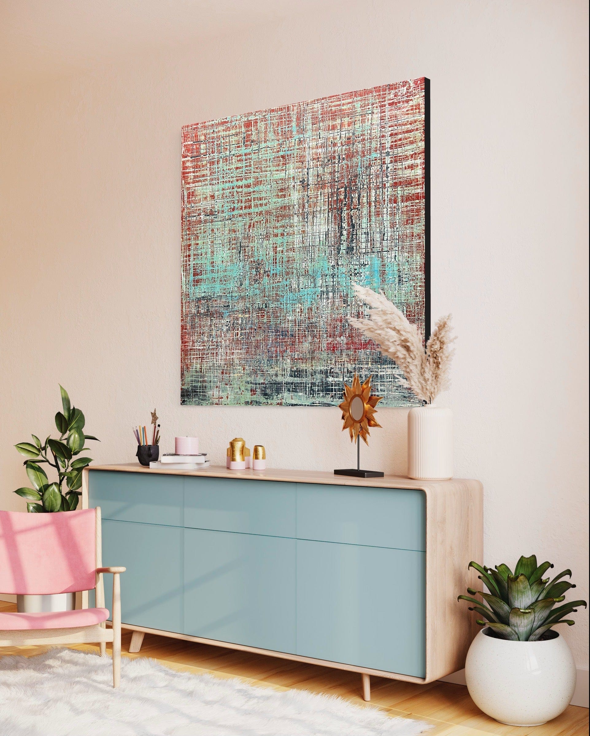 Robert Tillberg Stuck In The Past | 48"x48"