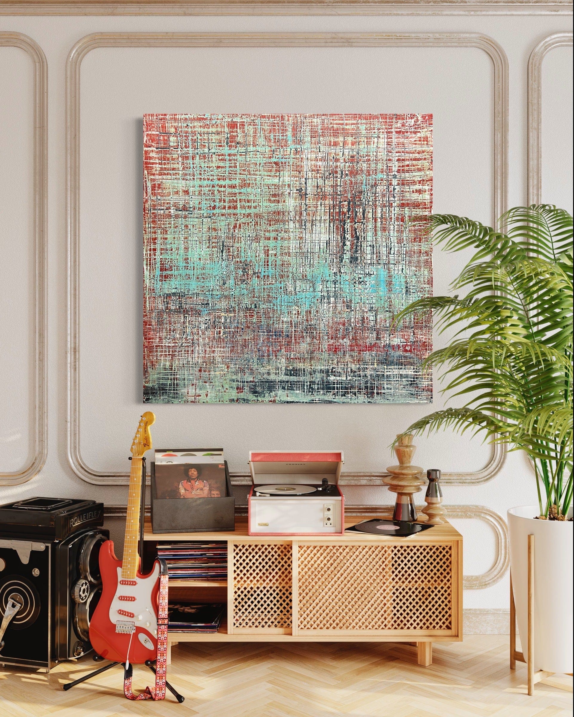 Robert Tillberg Stuck In The Past | 48"x48"