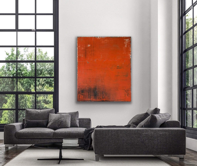 Robert Tillberg The Old Red Wall | 60"x48"