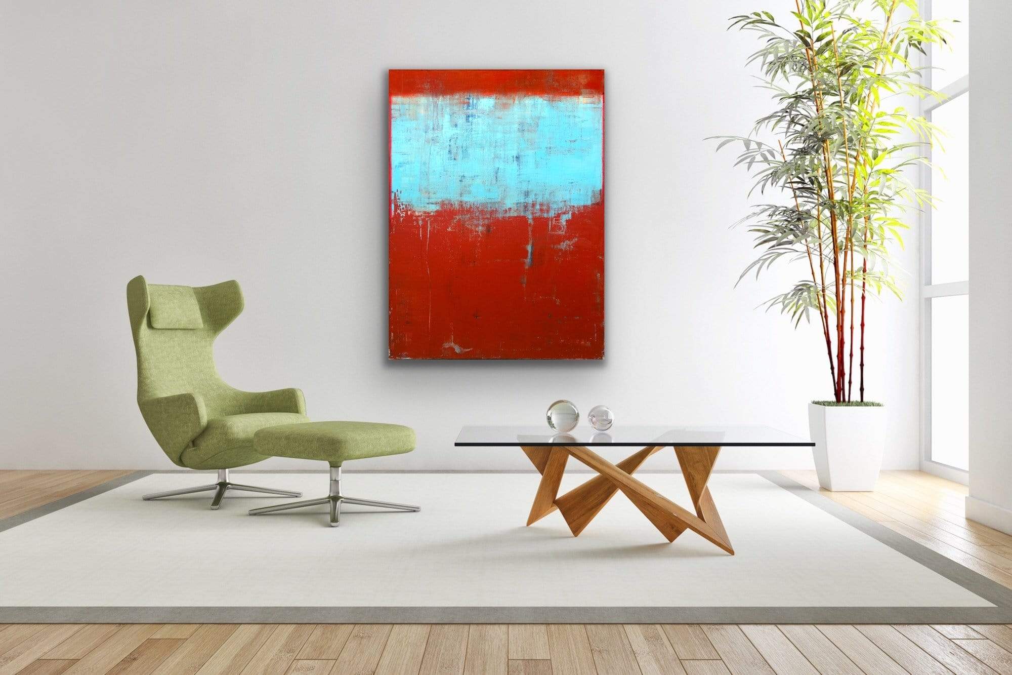 Weathered In Red | 30"x40"